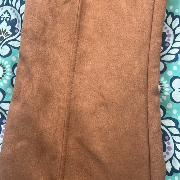 Suede Flare Pants - Picture 3 of 3